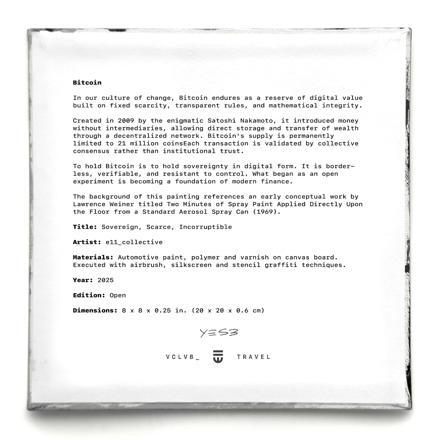 0003 Sovereign, Scarce, Incorruptible